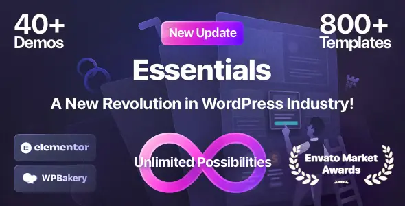 Essentials | WordPress 主題 – 最先進且直覺的多用途主題