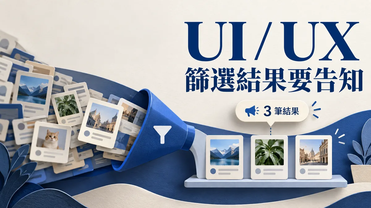篩選後結果變了卻沒提示：用status回報數量