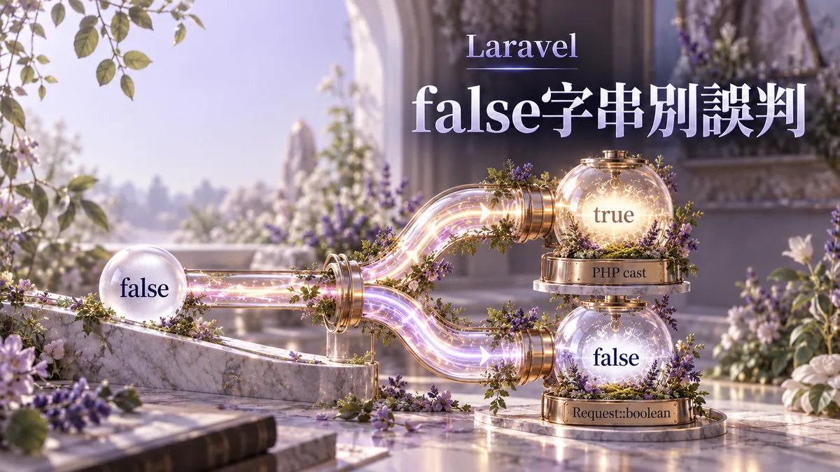 Laravel收到false字串卻當成true：用Request boolean讀表單開關