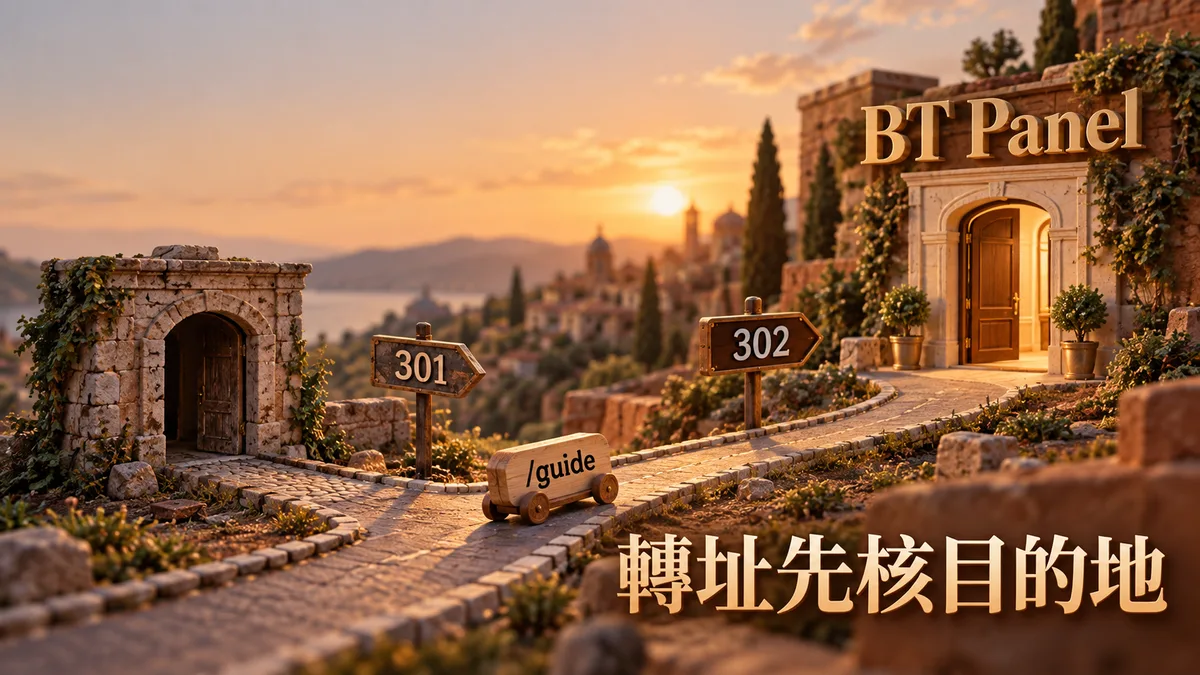 寶塔舊網址要轉址：301與302、路徑保留先確認
