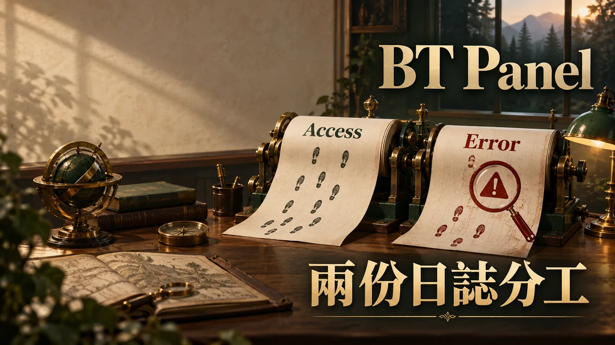 寶塔網站出錯先看哪份紀錄：訪問日誌與錯誤日誌