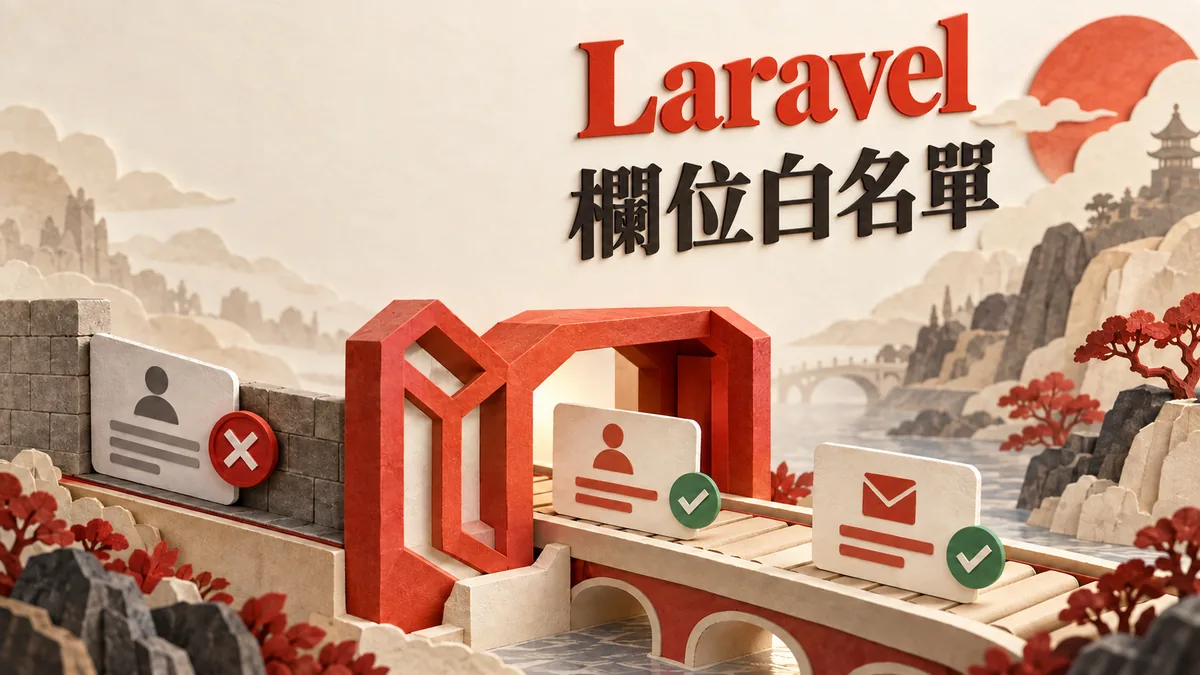 Laravel表單欄位沒存到？分清fillable、驗證與直接賦值