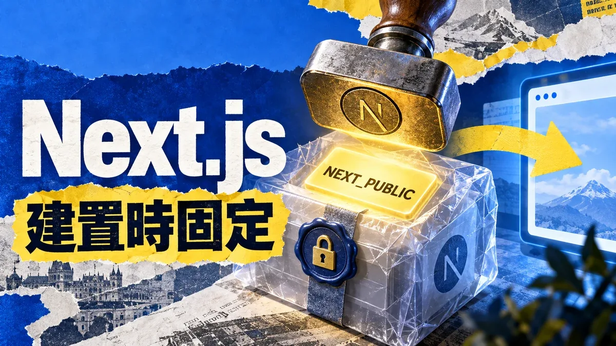 Next.js改了環境變數還是舊值：NEXT_PUBLIC在建置時固定