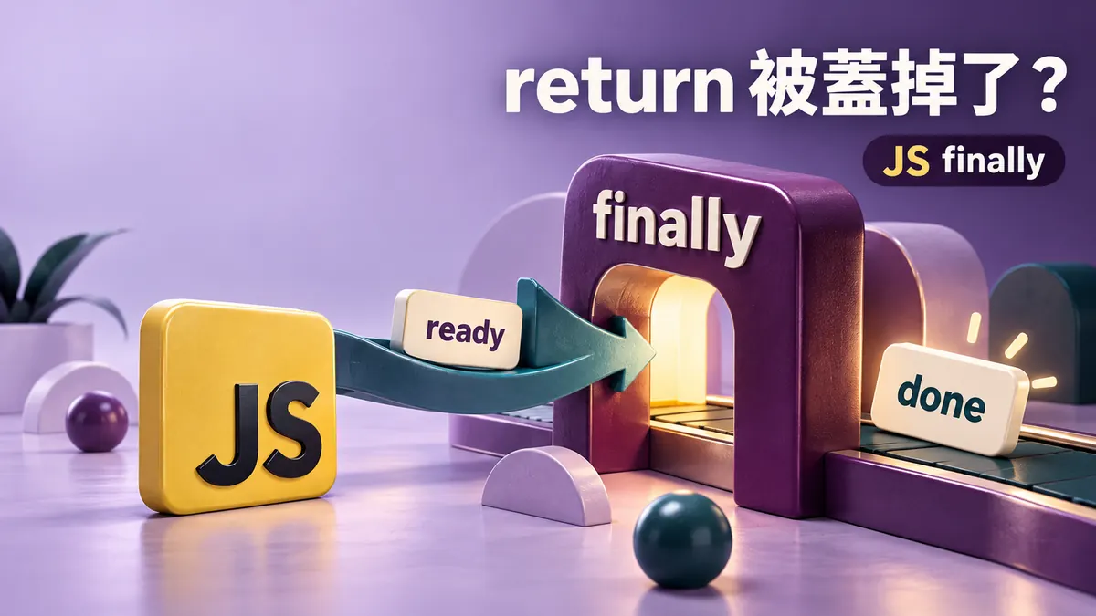 JS明明return成功卻拿到別的值:檢查finally裡的return