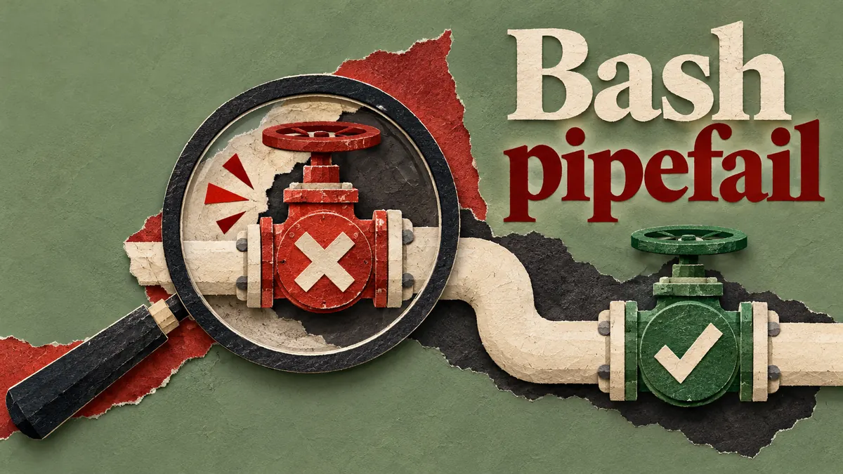Bash前段指令失敗卻回傳0:用pipefail檢查管線