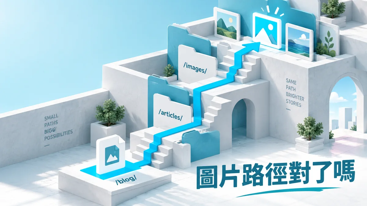 網站搬進子目錄後圖片不見：查相對URL從哪裡算