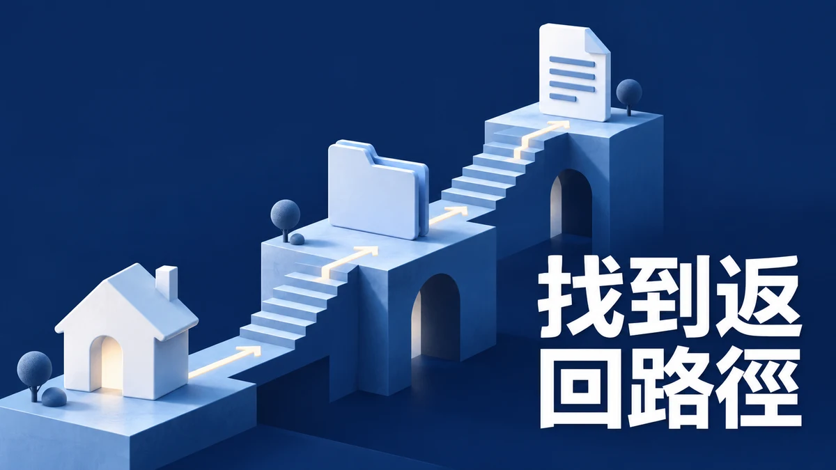 網站找不到返回路徑：麵包屑怎麼顯示文章所在位置