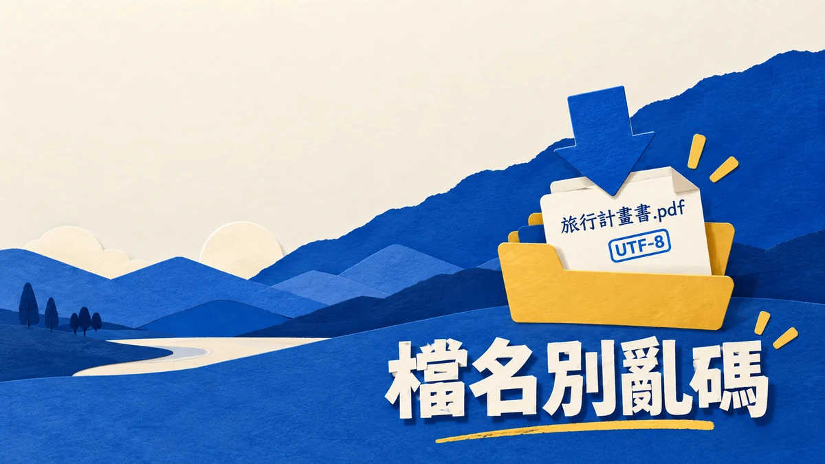 下載檔名亂碼怎麼查：核Content-Disposition與UTF-8