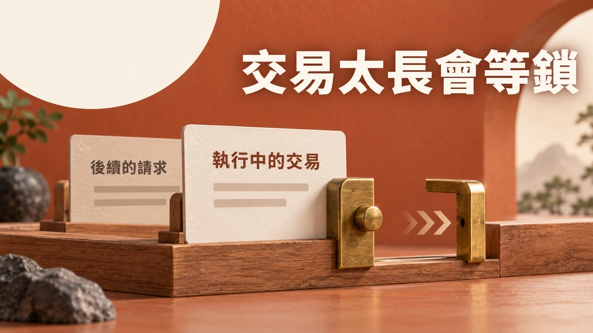 MySQL資料更新被另一個交易卡住：查鎖等待與短交易